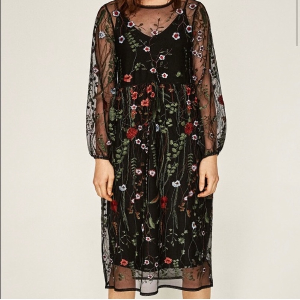 Zara Two Piece Floral Dress